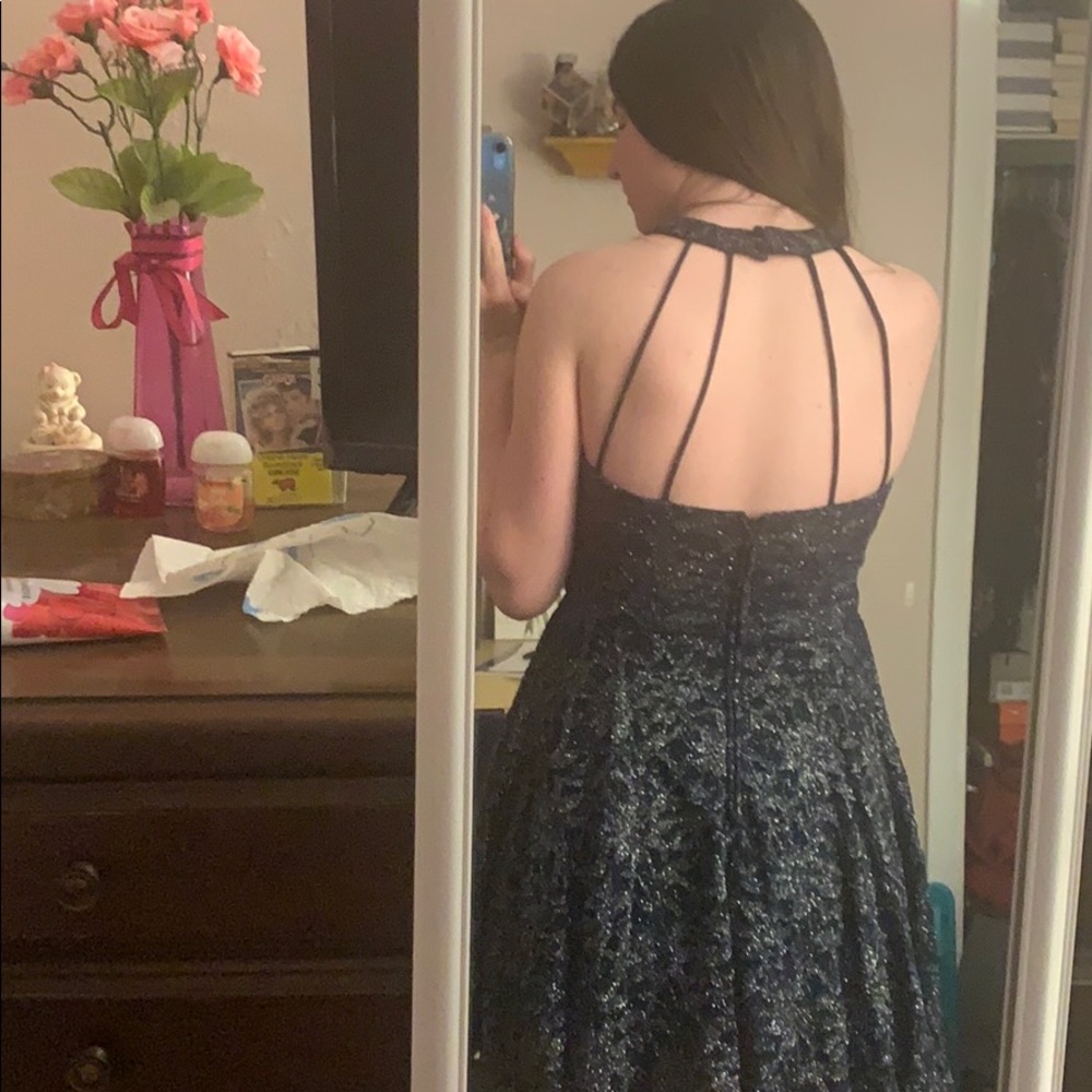 Navy blue dress - Picture 2 of 2